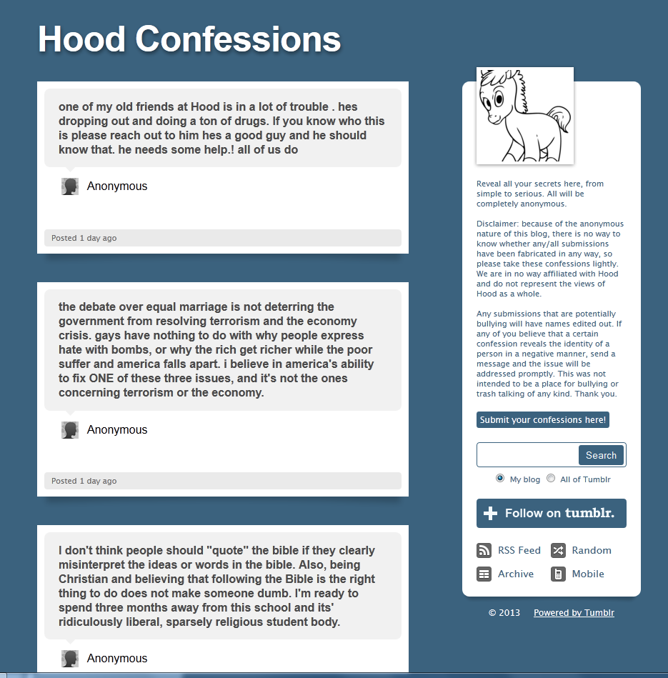 Hood Confessions